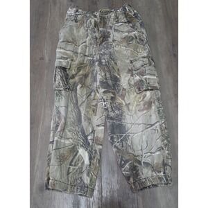 Real Tree Camoflage Cargo Hunting Pants Youth Medium 8 Real Tree Camo
